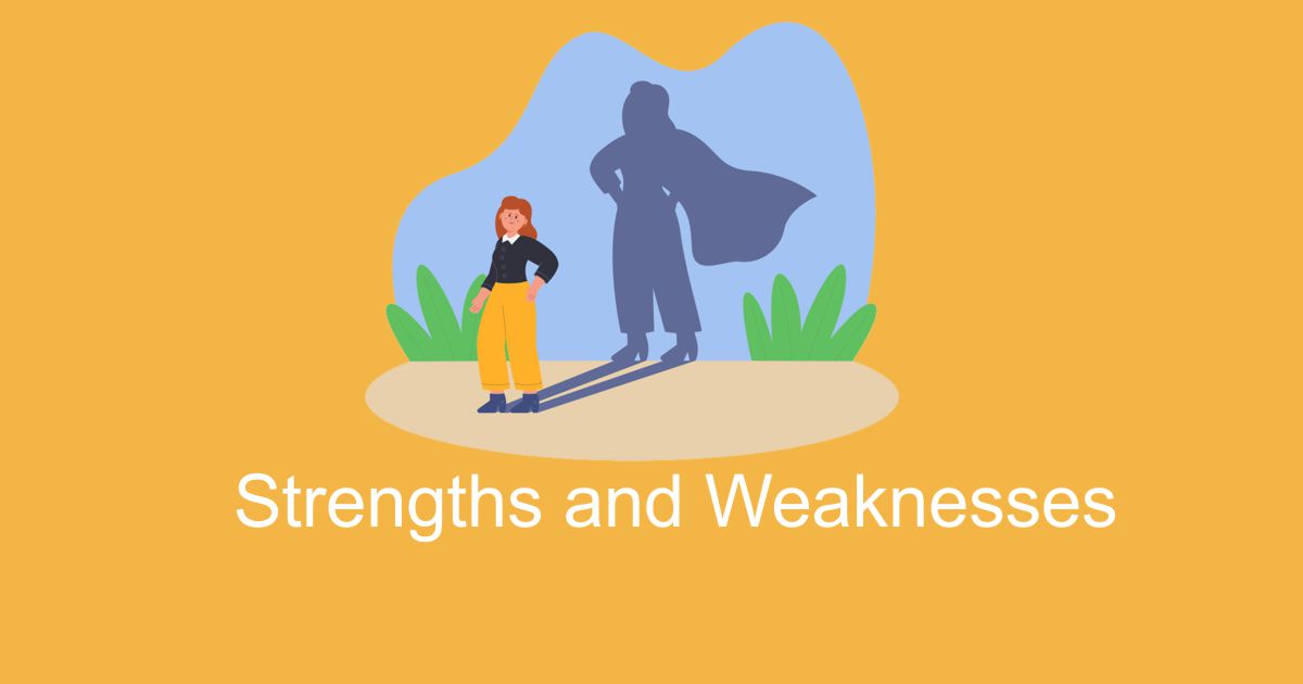 What are your Strengths? What Are Your Weaknesses?