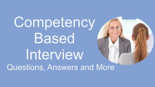 Competency based interview questions and answers for leadership, communicating, delivering at pace, decision making, managing a quality service and more