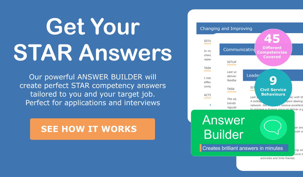 STAR answers created for you in minutes