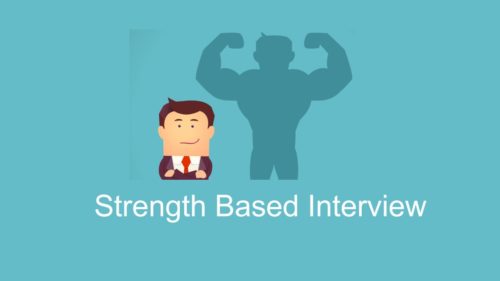 strength based job interview questions