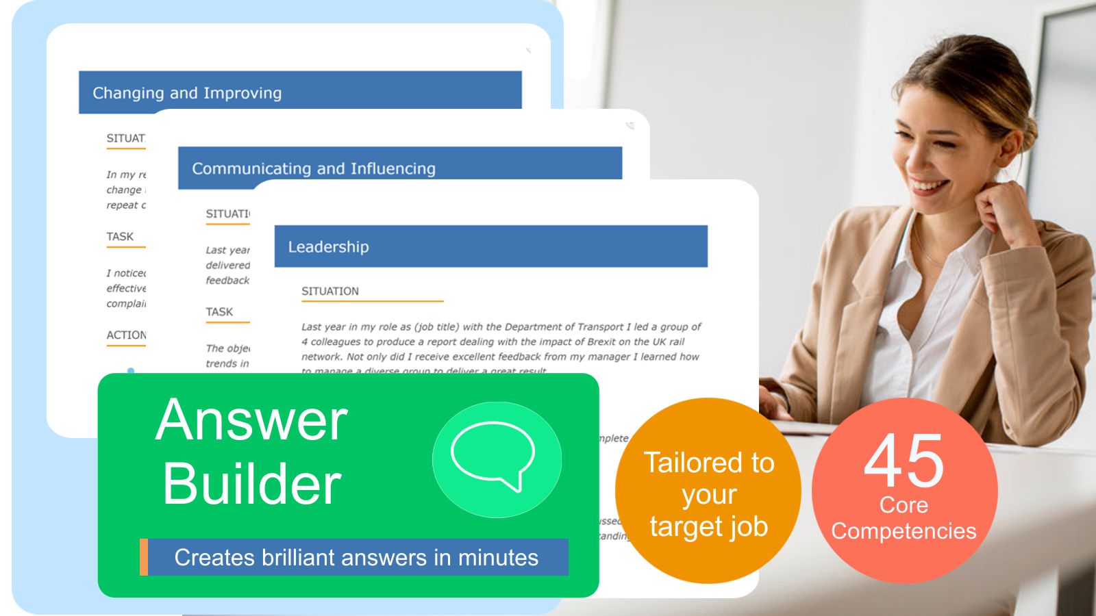 Get expert answers in minutes with InterviewGold's Answer Builder