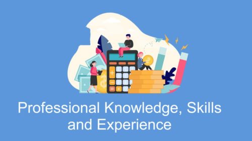 Professional knowledge, skills and experience interview questions