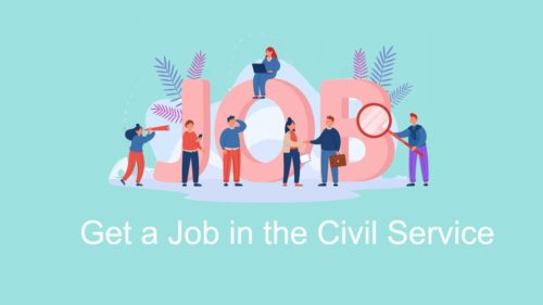 how to get a job in the civil service.