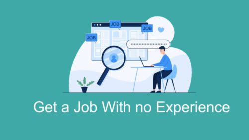 how to get a job with no experience