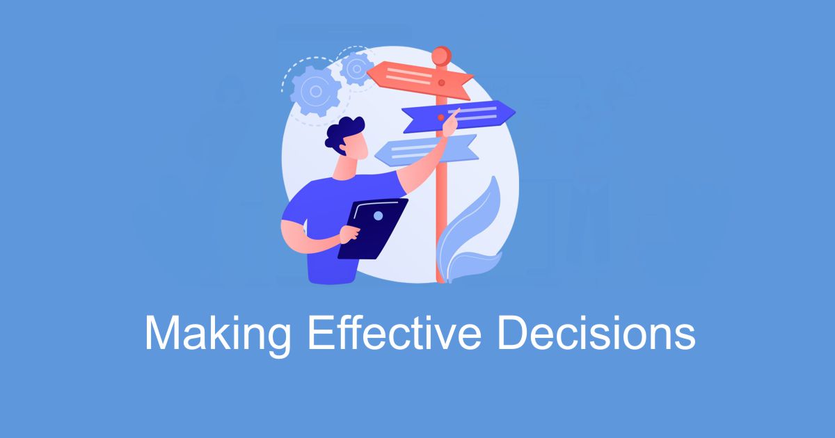 making effective decisions civil service